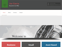 Tablet Screenshot of joegarciafinances.com